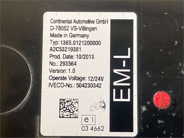 CENTRALITA Iveco Stralis (AS Hi-Way)(07.2012-2017) FG /FP 4x2 [10,3 Ltr. - 338 kW Diesel] - 4416 / 504230342 2