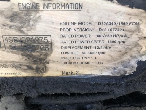 MOTOR COMPLETO Volvo FH 12 FH 12/340 - 41 2